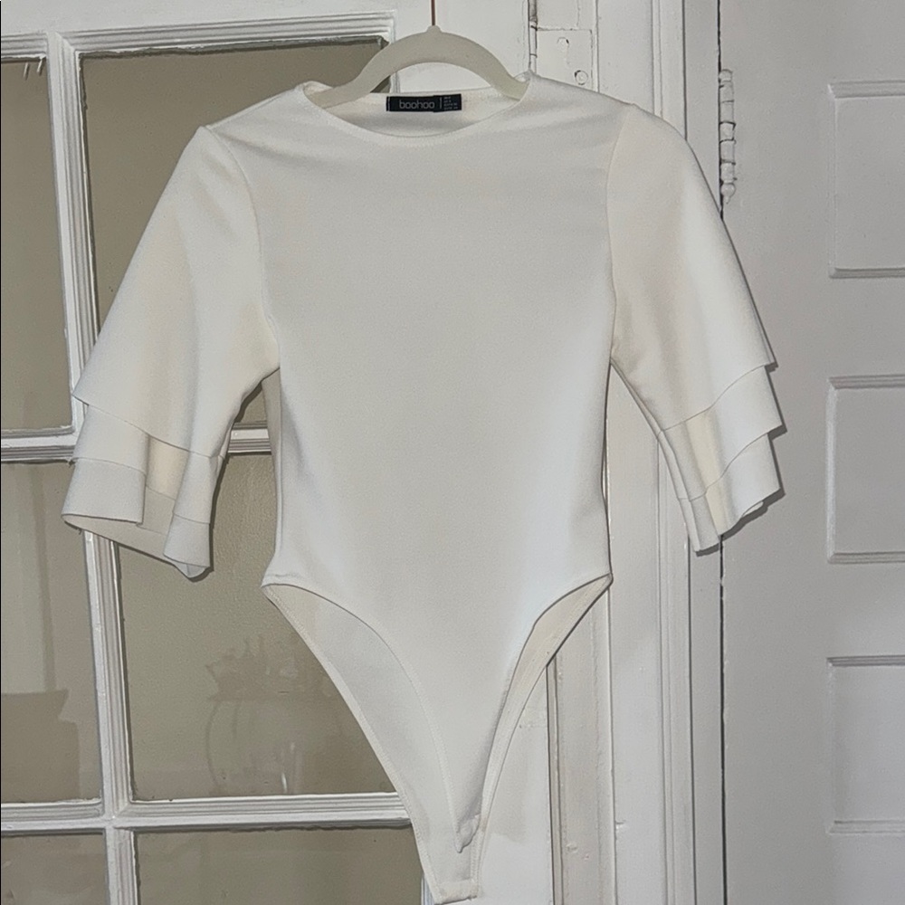 Boohoo White Bodysuit